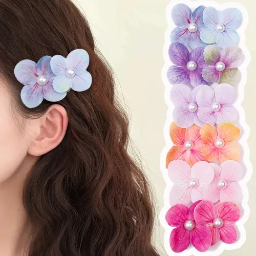 Pearl Flower Fashionable Hair Clip (1 pc)